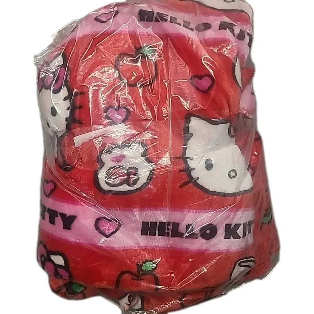 Red Hello Kitty Throw Blanket 60